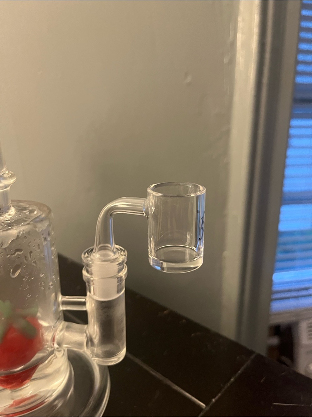 Clear Glass Quartz Banger Nail - Transparent Brand New